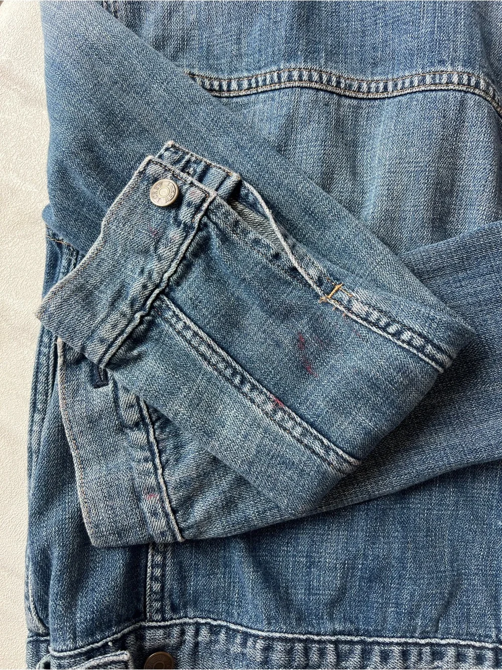 J. Crew Indigo Denim Jacket in Medium Blue Jean